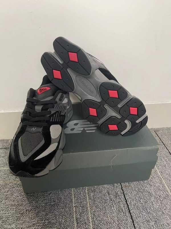 zupełnie nowyNew Balance 9060 Black Castlerock Grey Rozmiar 43