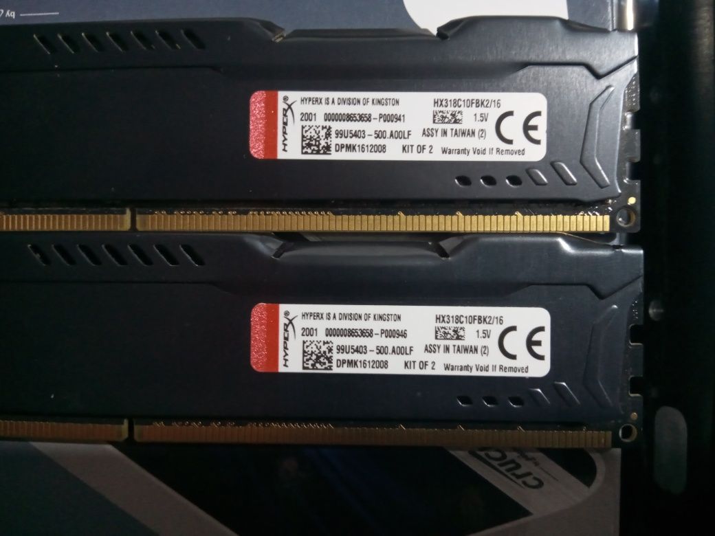 Kingston HyperX Fury DDR-3 16gb 1866Mhz