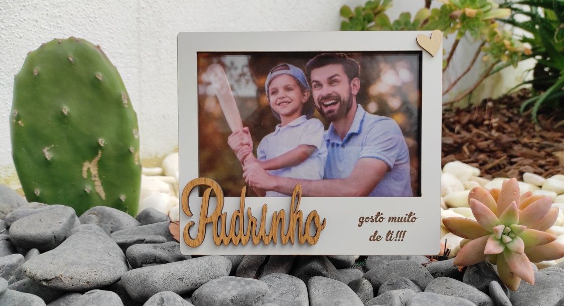 Moldura padrinho /madrinha personalizada