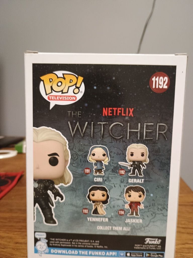 Figurka Funko Pop Geralt z rivi wiedźmin chase