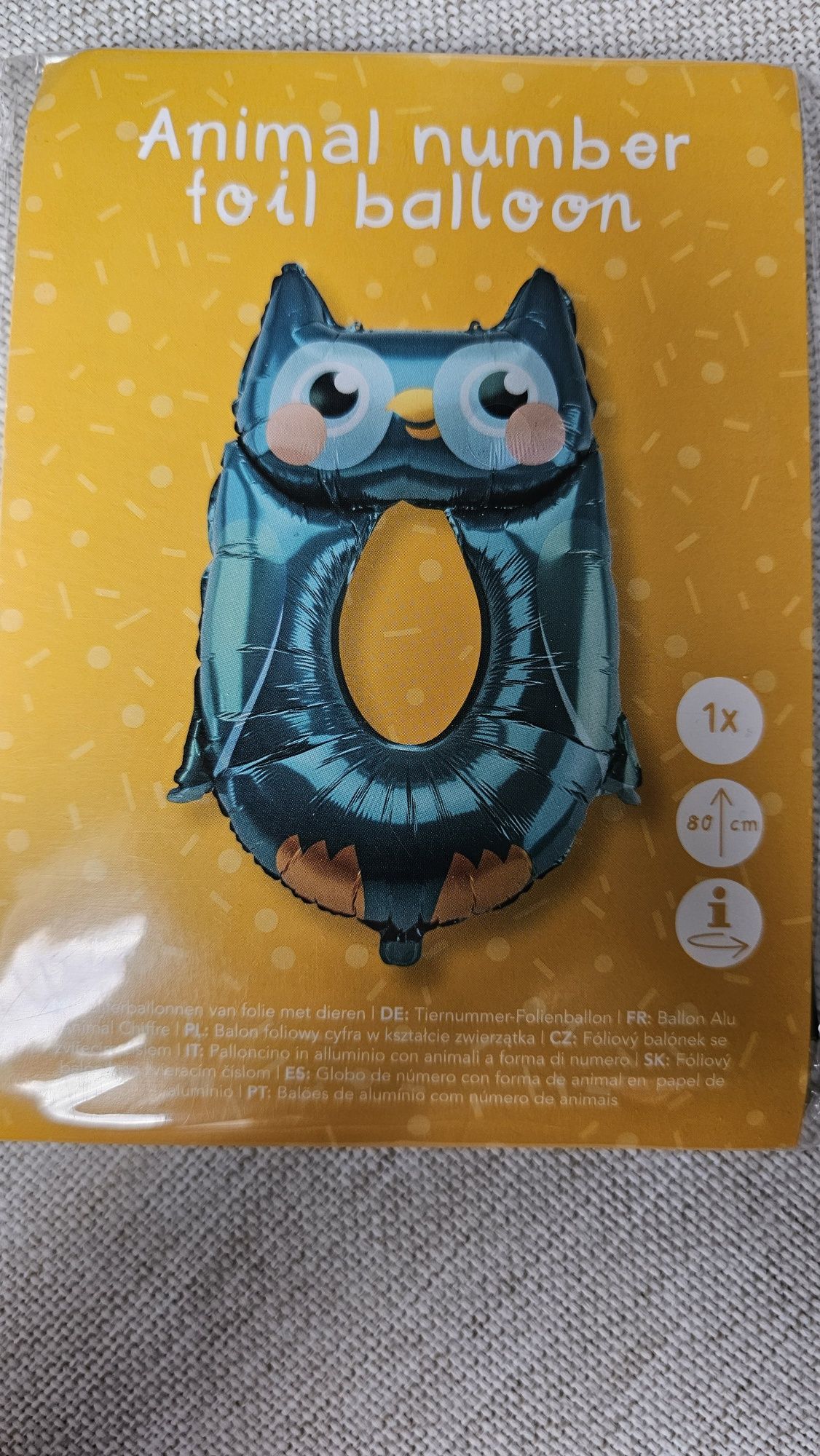Balony urodzinowe  foliowe