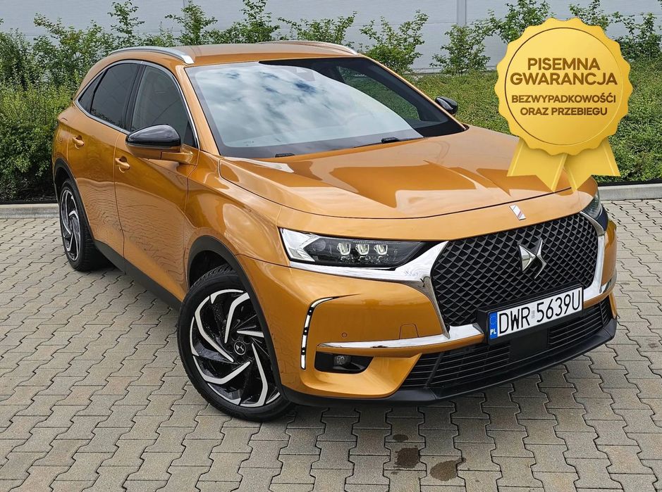 DS Automobiles DS 7 Crossback 4X4, Wersja SO CHIC! 300 KM! Active Led Vision! Tempomat Navi, FV23%