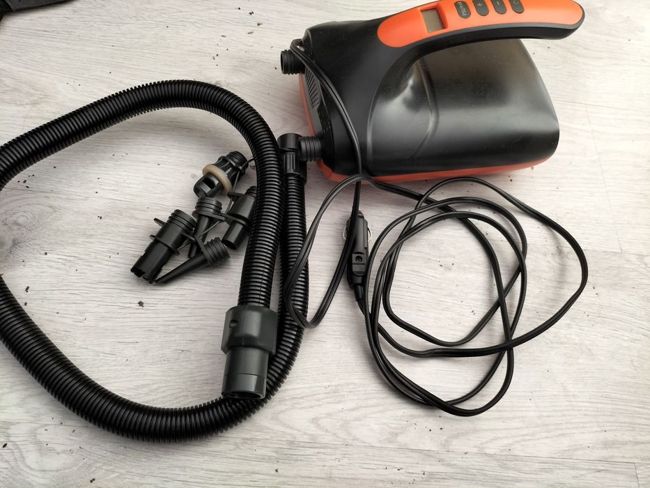 Campingowa extra Mocna  Elektryczna pompka do deski , materaca SUP 2w1