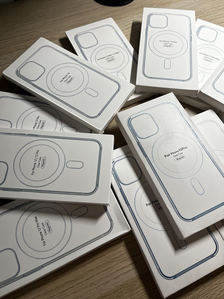 Capas Magsafe iPhone 12 / 13 / 14 / 15 / 16 Mini Pro Plus Pro Max