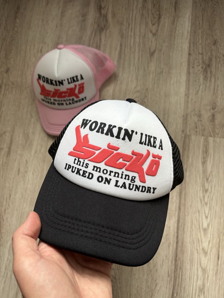 Sicko Working Like a Sicko Trucker Hat Atlanta Exclusive