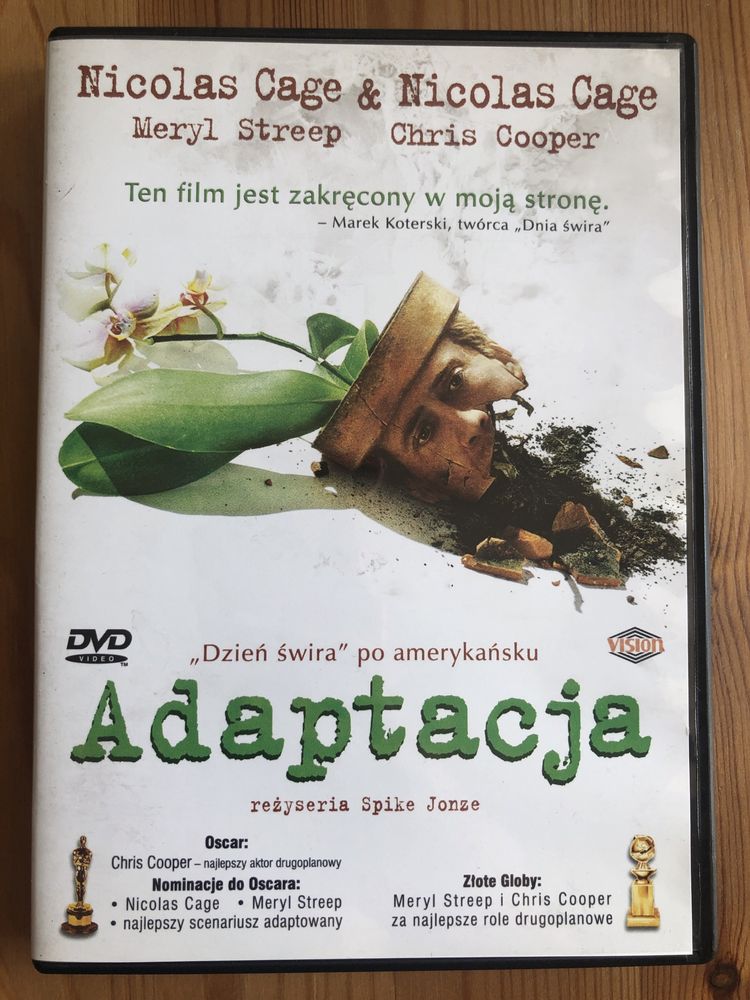 Adaptacja Cage, Streep, Oscar/Glob Film DVD