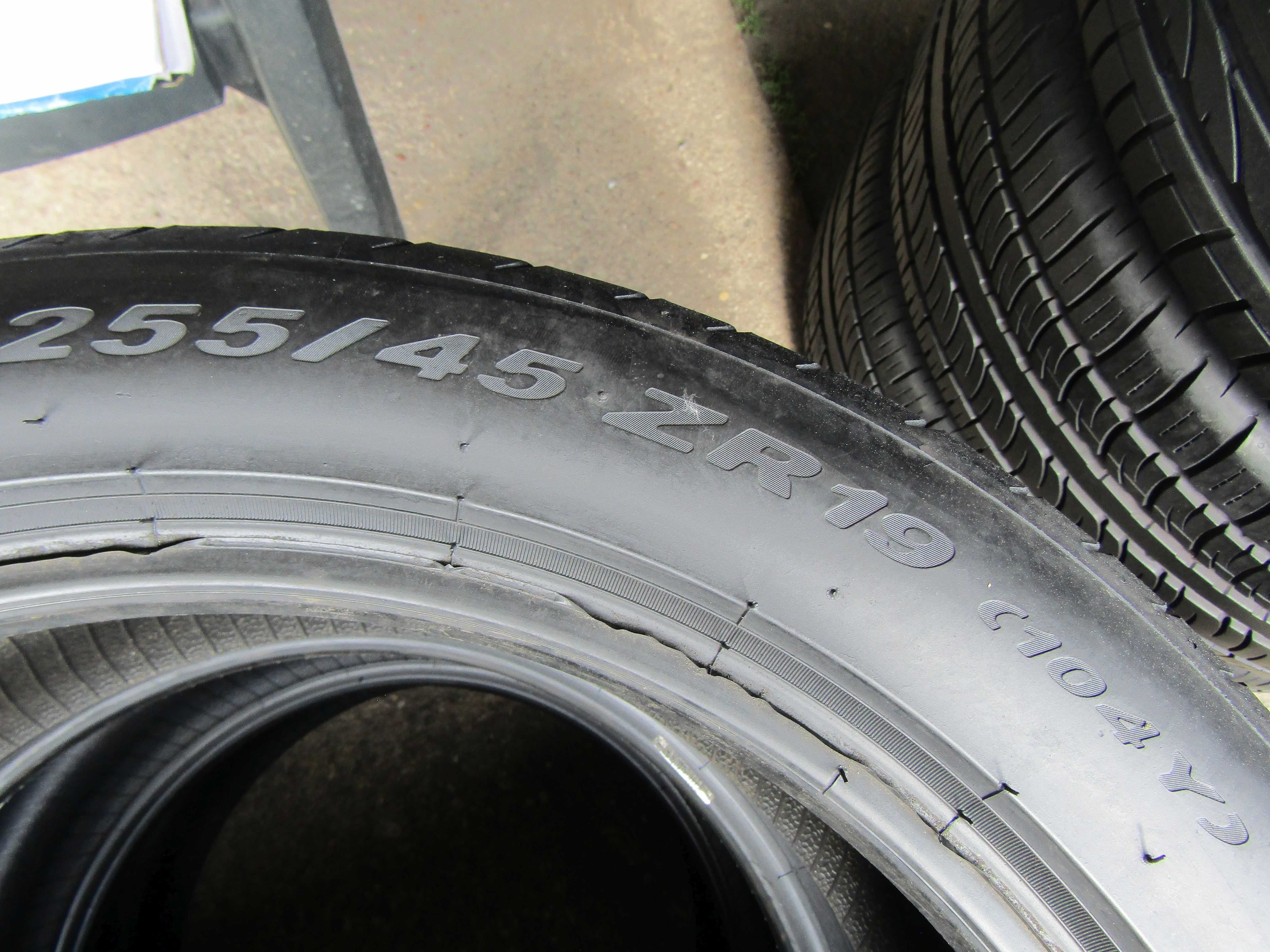 255/45R19 Pirelli P Zero 2szt 5.7mm 104Y