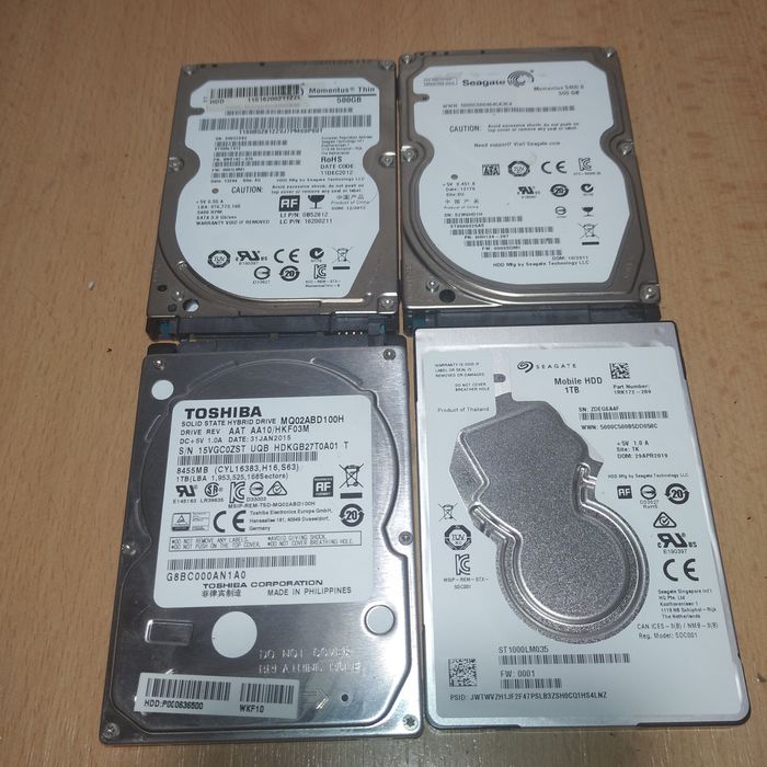 Жесткий диск 1Тб/ 500 Гб/320 Гб/250 Гб/160ГБ/ Рабочие 100 % / Доноры