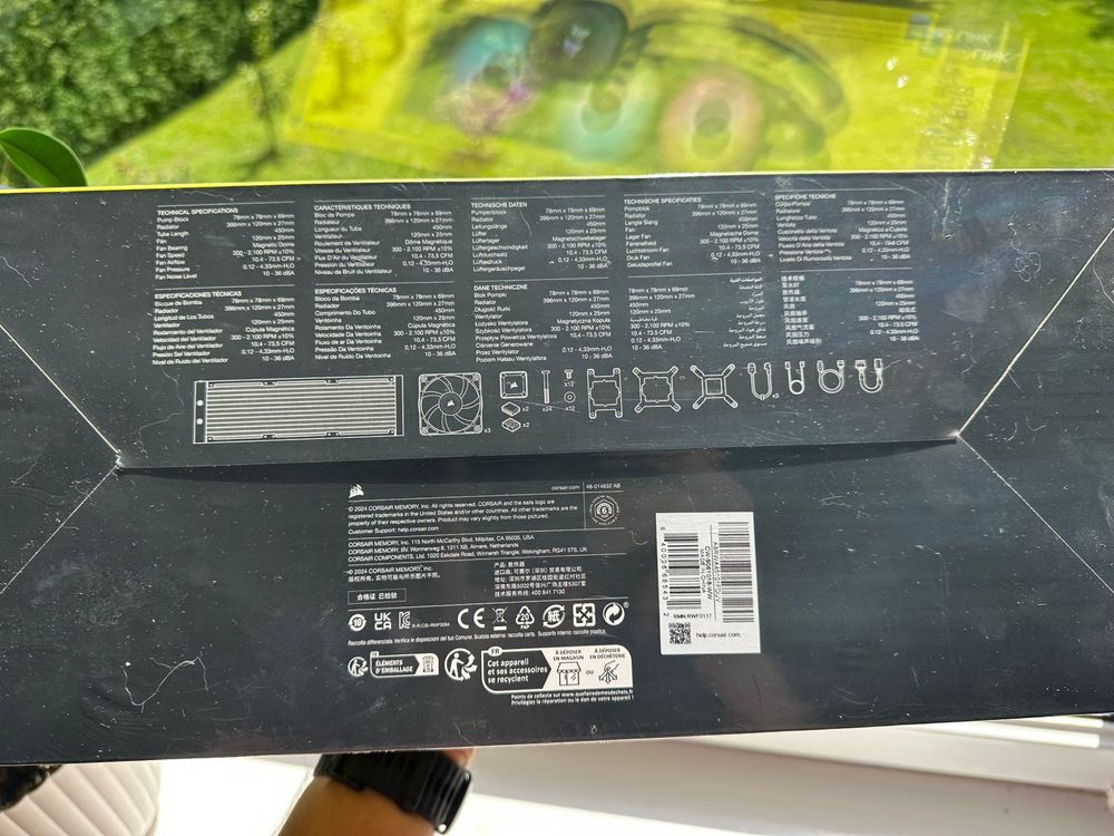 Chłodzenie wodne AIO Corsair iCUE LINK TITAN 360 RX RGB czarne