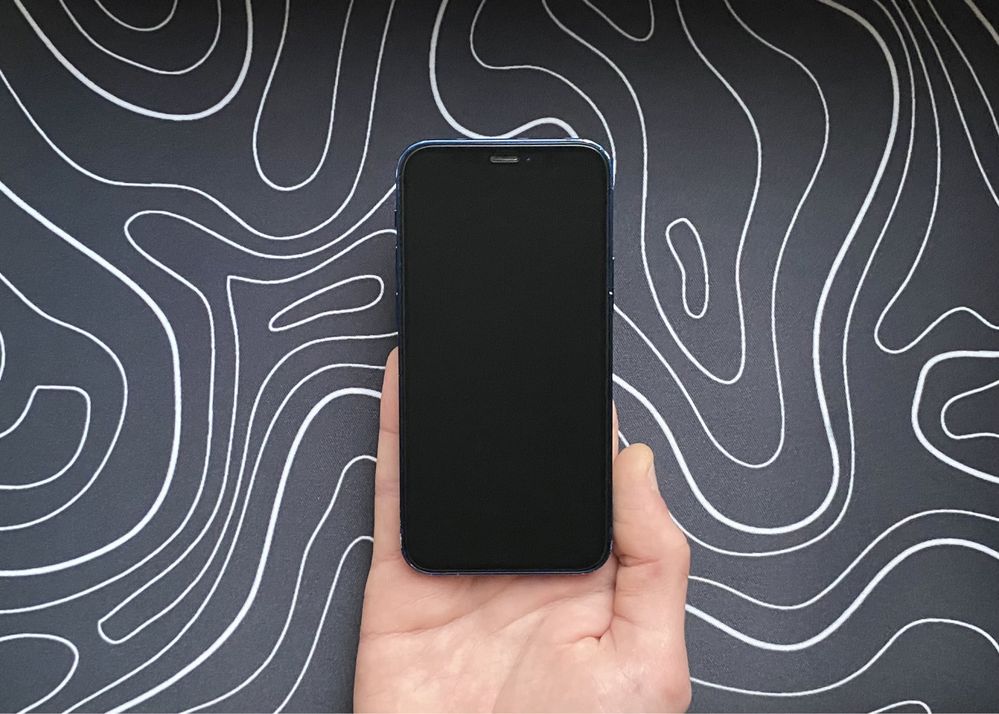 Хороший iPhone 12 MINI 128 гб - 85% АКБ - NEVERLOCK - BLUE