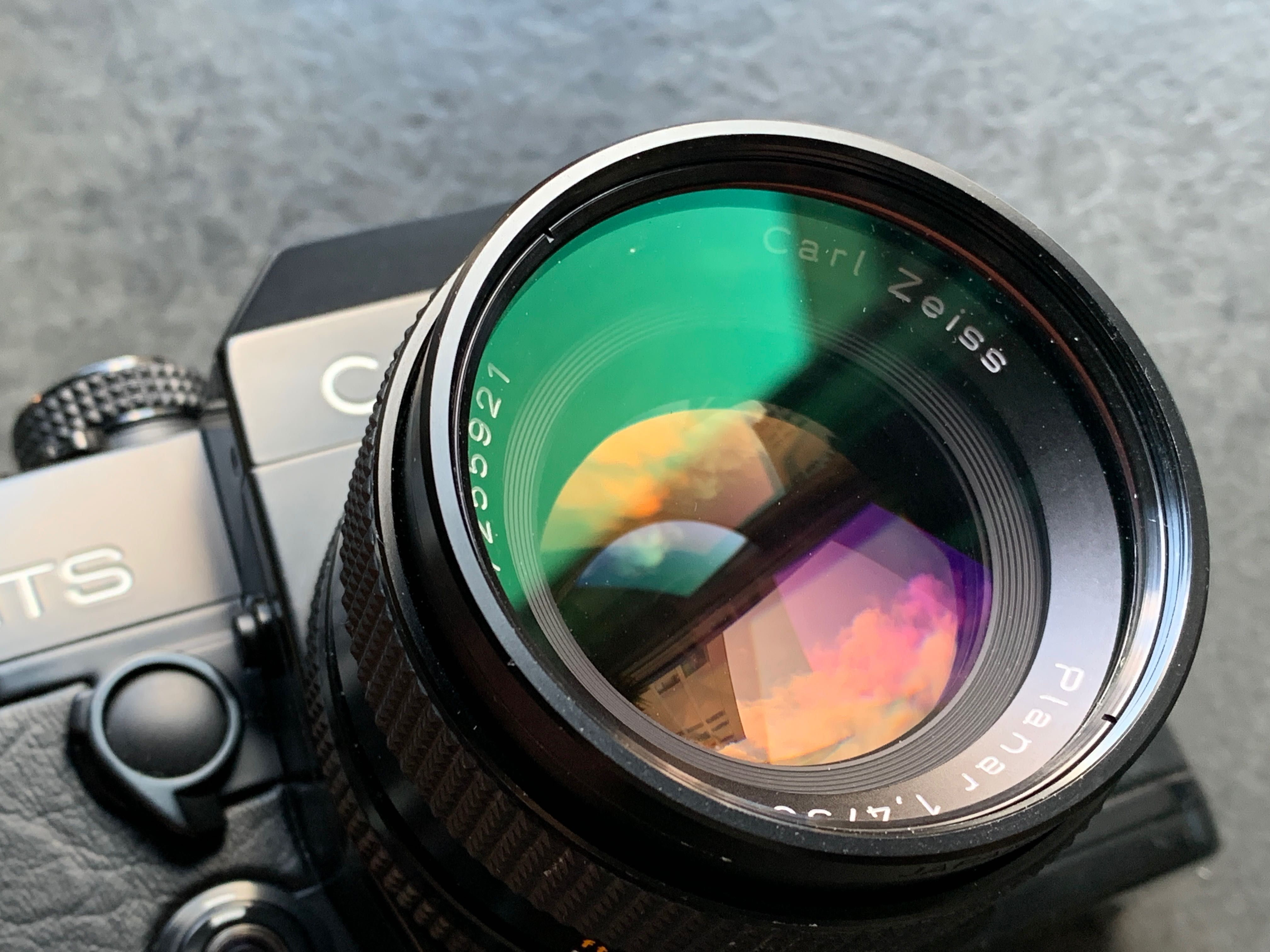 Contax RTS II + Zeiss 50/1.4 MMJ - mega zestaw w perfekcyjnym stanie!