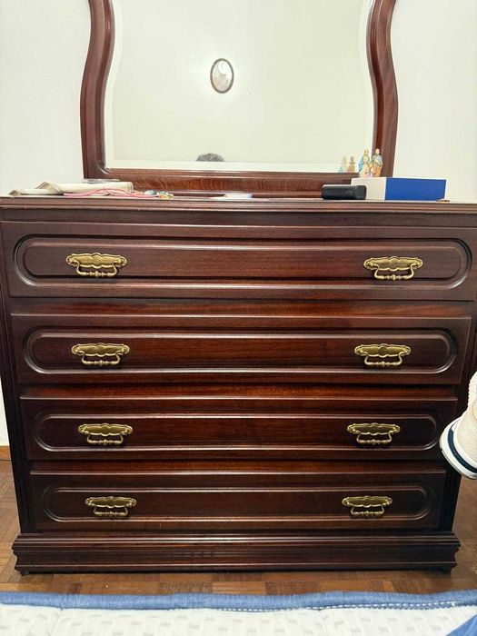 Mobília quarto casal 160x200 estilo clássico