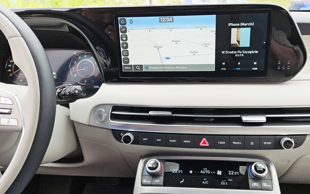 Hyundai KIA Konwersja US-EU Polskie Menu Mapa Europy Wrocław