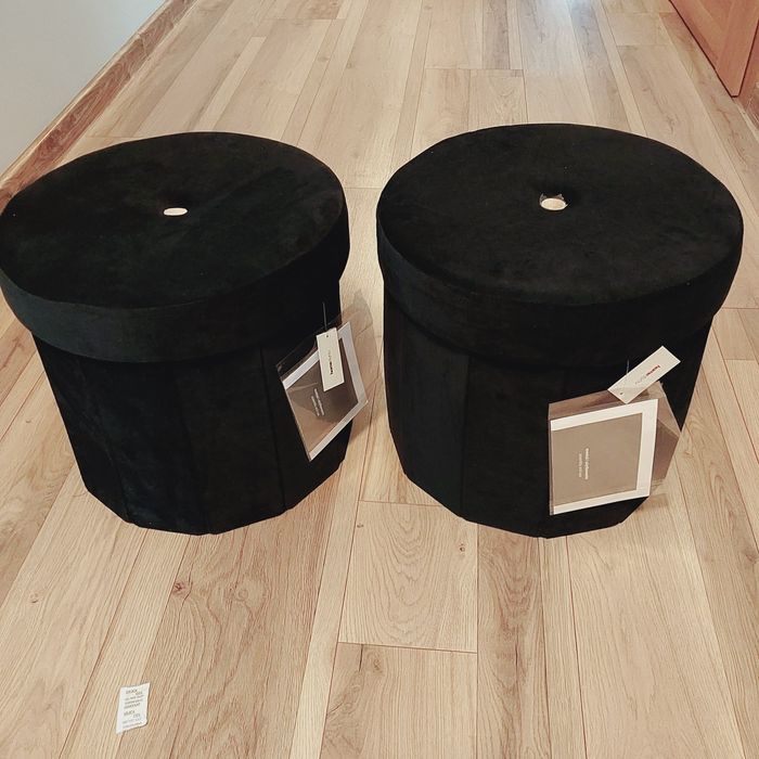 Home and you piękne pufy aksamit