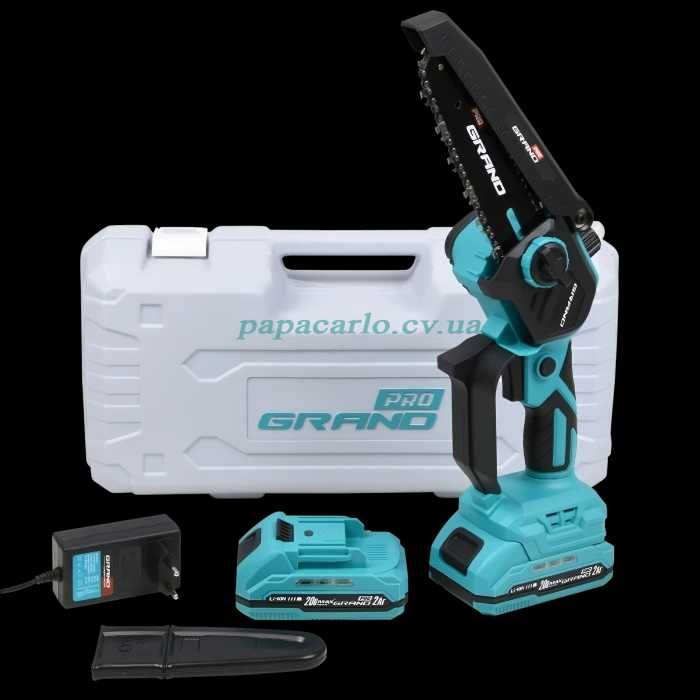 Акумуляторна ланцюгова пила Grand АПЦ-6/2 (1 або 2 АКБ)