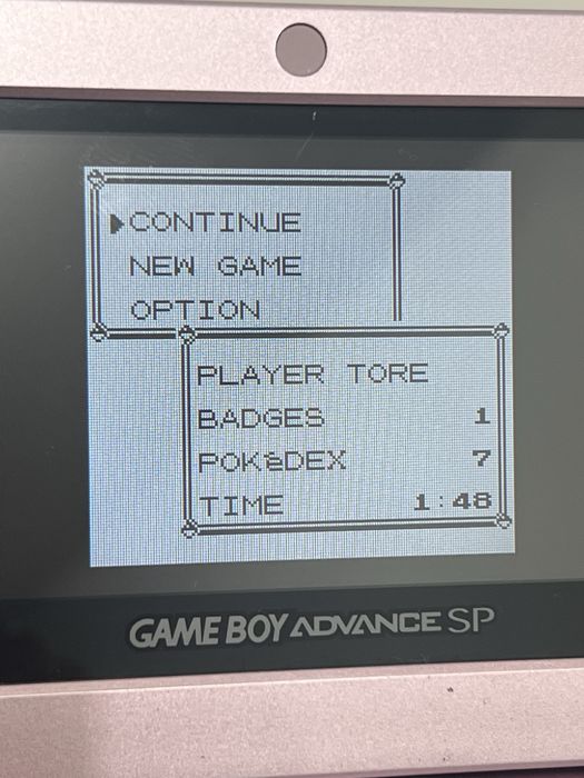 Pokemon blue, Nintendo game boy