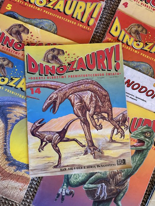 Dinozaury magazyn vintage