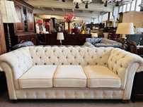 Ekskluzywna i elegancka 3 os. kanapa chesterfield JAK NOWY :)