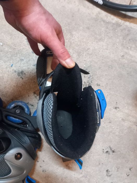 Patins em linha e acessório