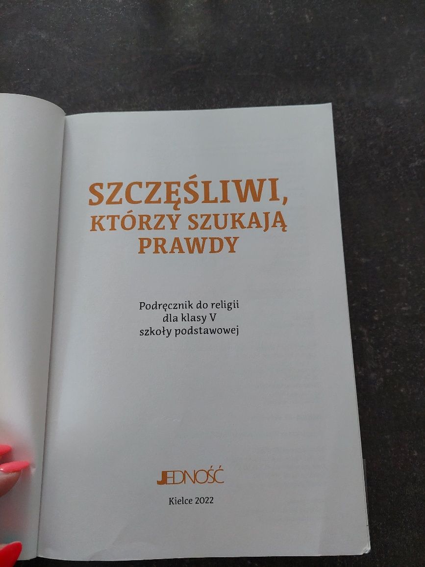 Podręcznik do religii  szczęśliwi którzy szukają prawdy kl 5