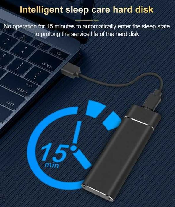 Adaptador M.2 NVME e SATA 10Gbps USB 3.1 TipoC