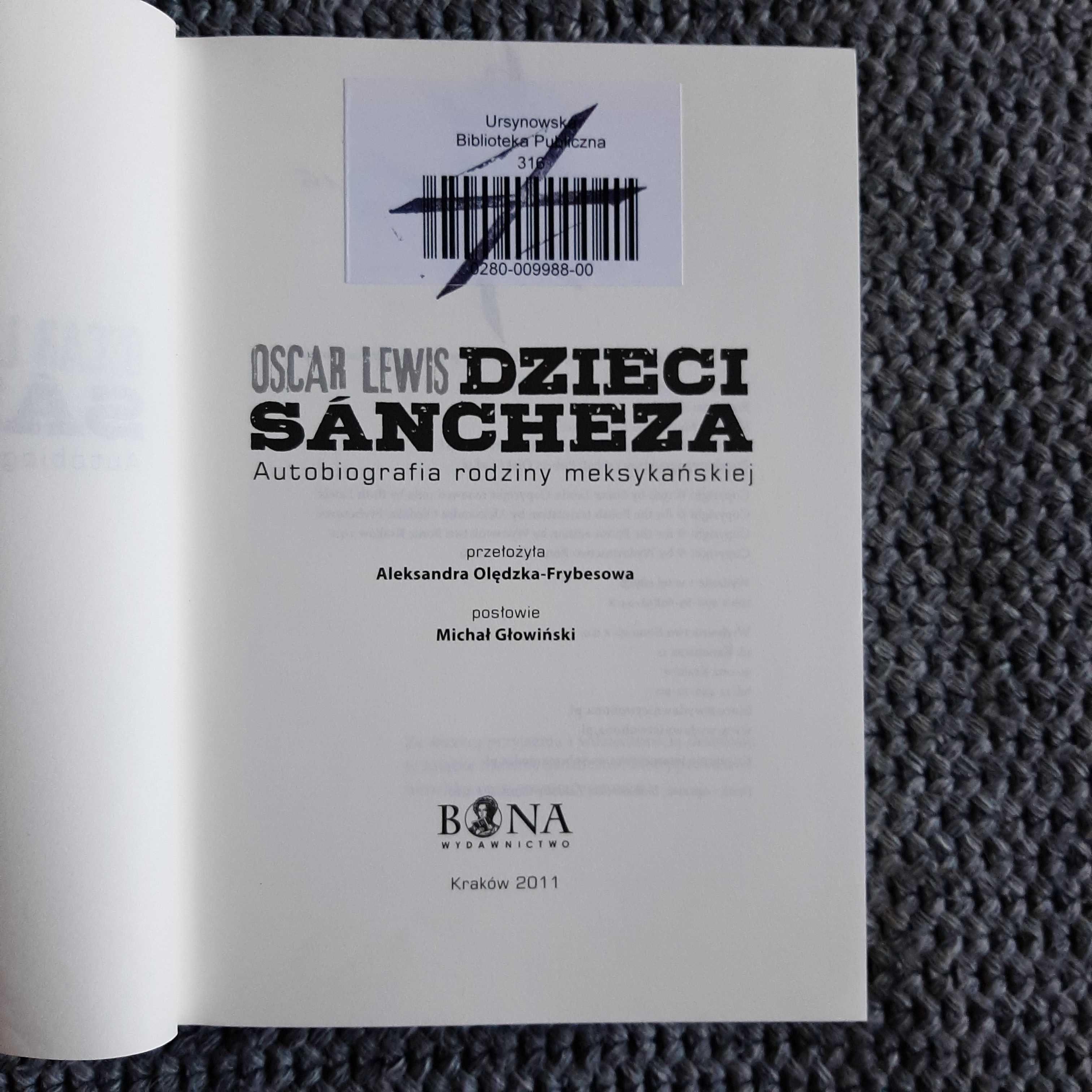 Dzieci Sancheza - Oscar Lewis