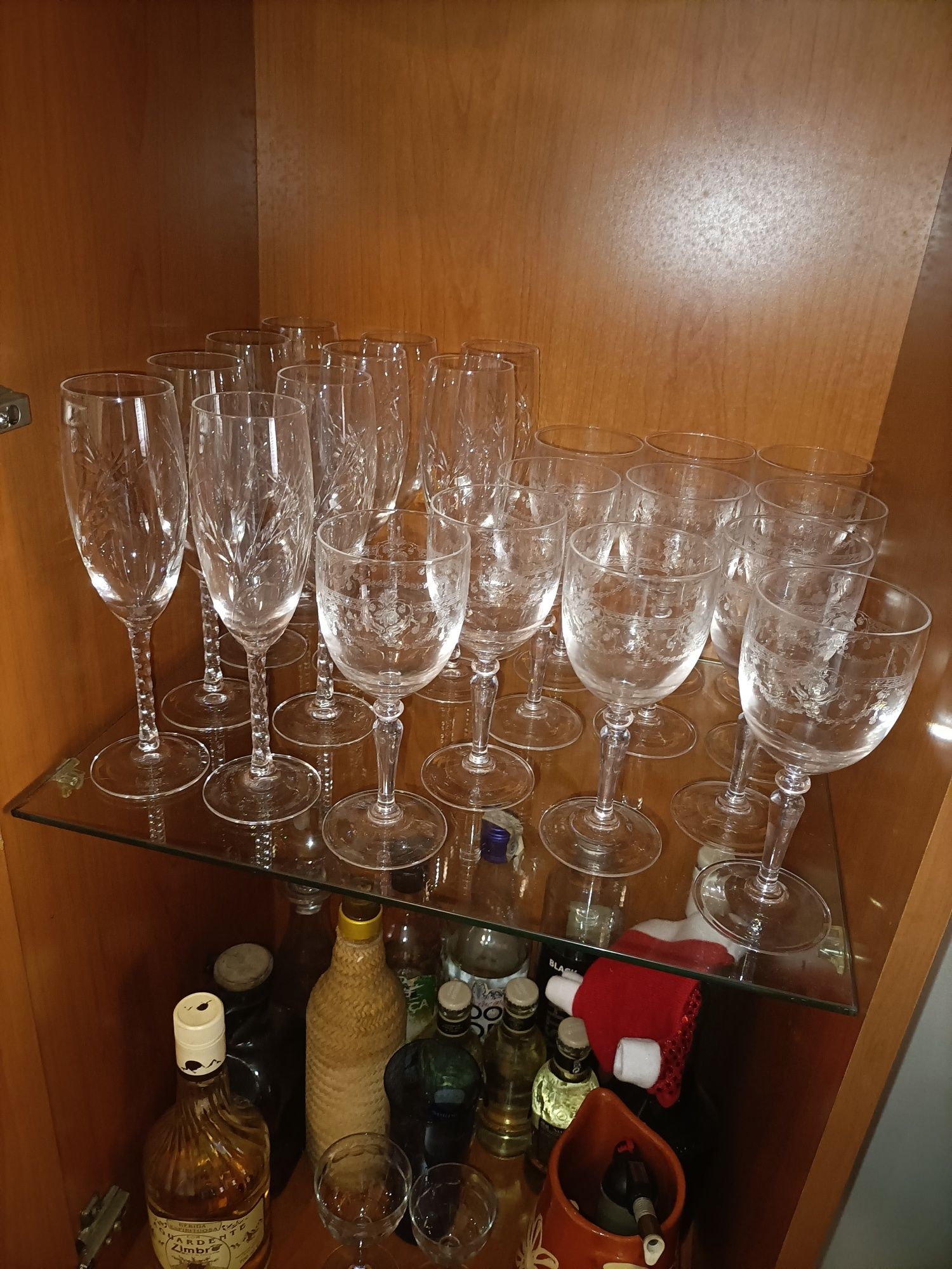 Copos de cristal coleçao