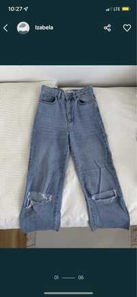 Spodnie jeansowe Cullotte roz. 36 Stradivarius