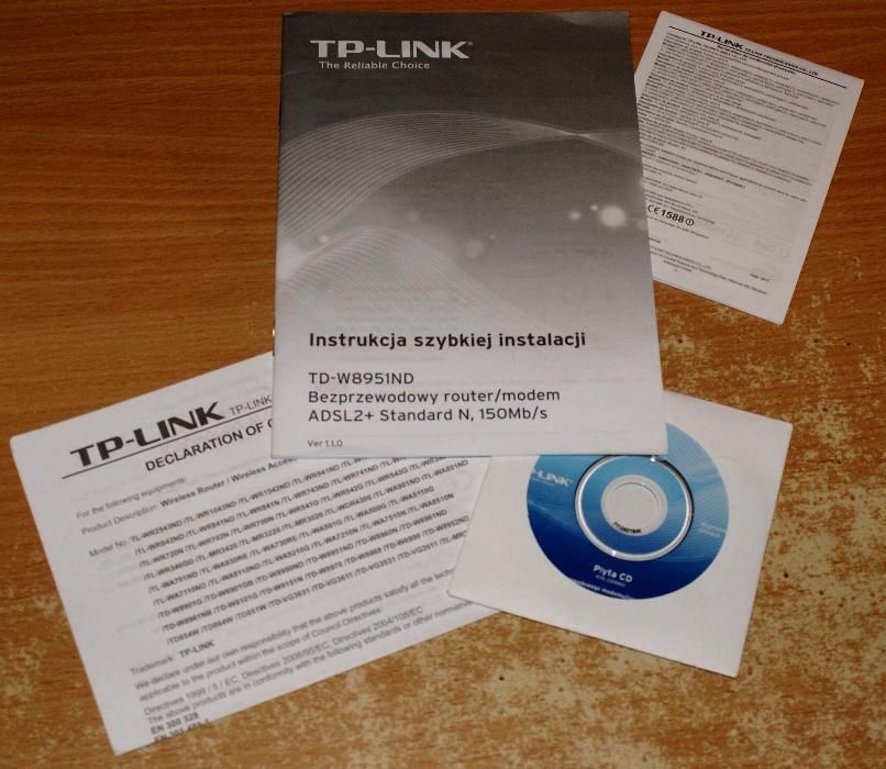Router TP-LINK model TD-W8951ND