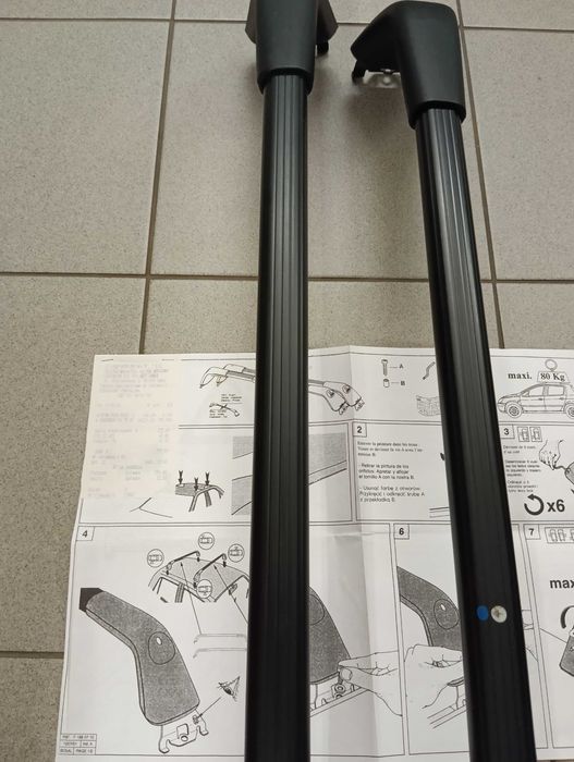 Bagażnik dachowy relingi Peugeot 307