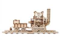 pilaff pl-drewniane puzzle 3d - lokomotywa parowa