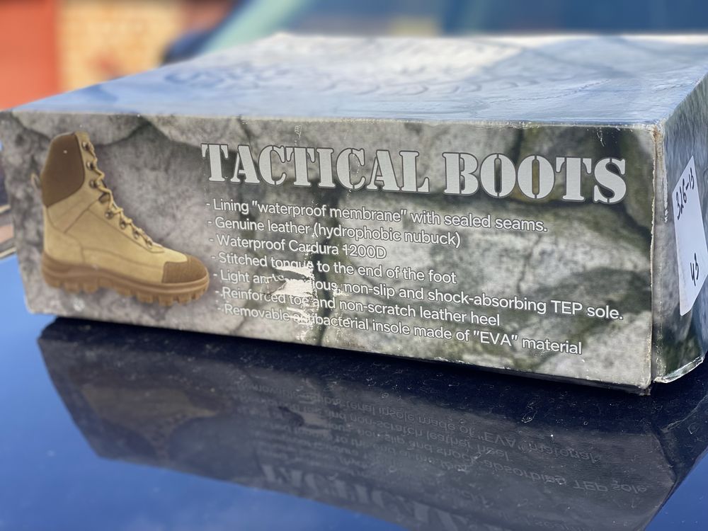 Тактичні Берці , Берци койот, tactical boots , miltec ,43 28,6см