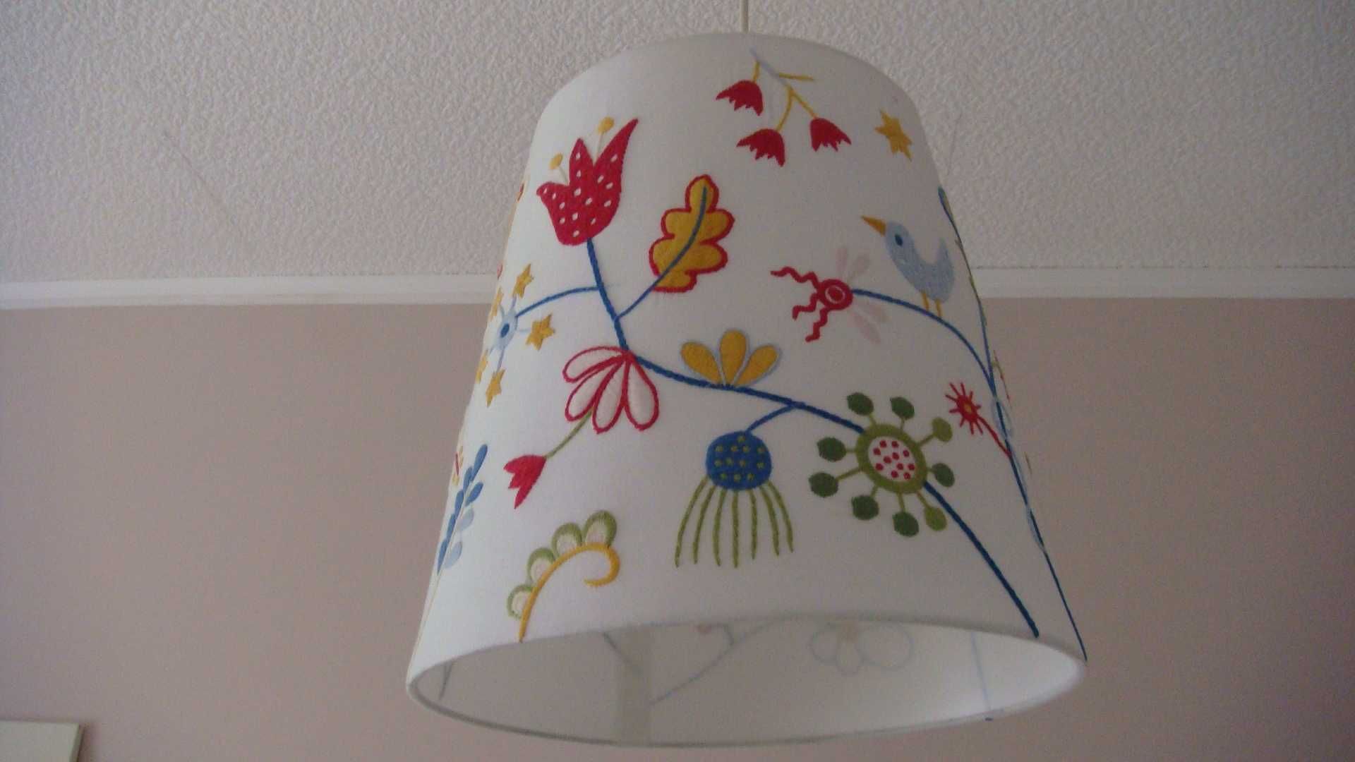 KLOSZ IKEA lampka na biurko obraz sowy całosc z IKEA