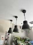 IKEA HEKTAR Lampa wisząca ciemnoszary 47 cm