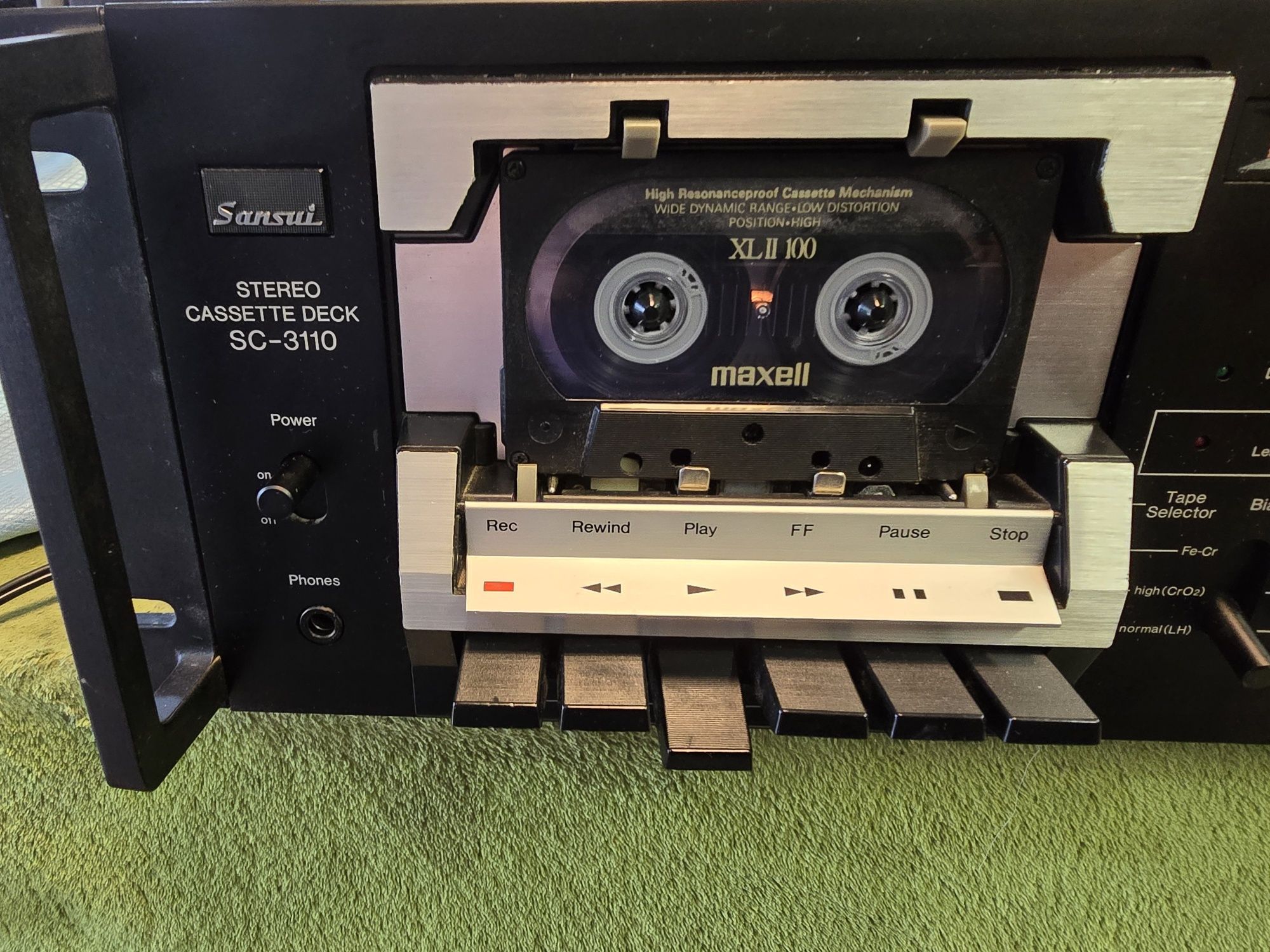 SANSUI SC-3110 magnetofon deck stereo vintage.