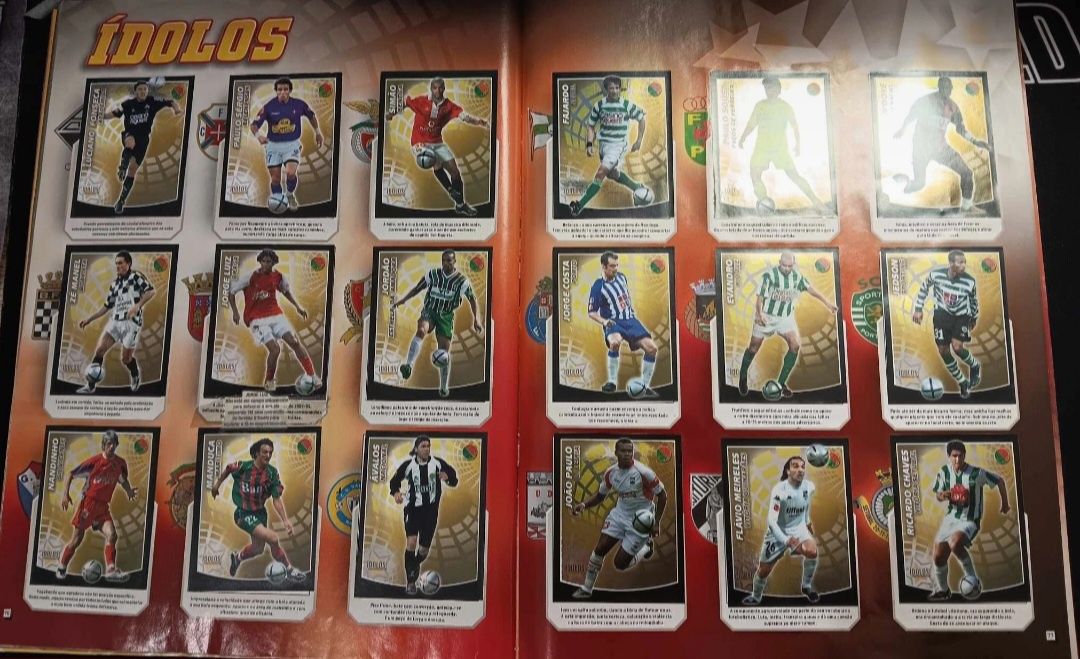 Caderneta de cromos Panini Futebol 05/06