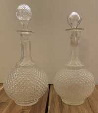 Duas Garrafas de bolha de vidro pequenas