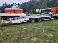 Przyczepa ciężarowa laweta tandem szuflada autotransporter lohr fv23%