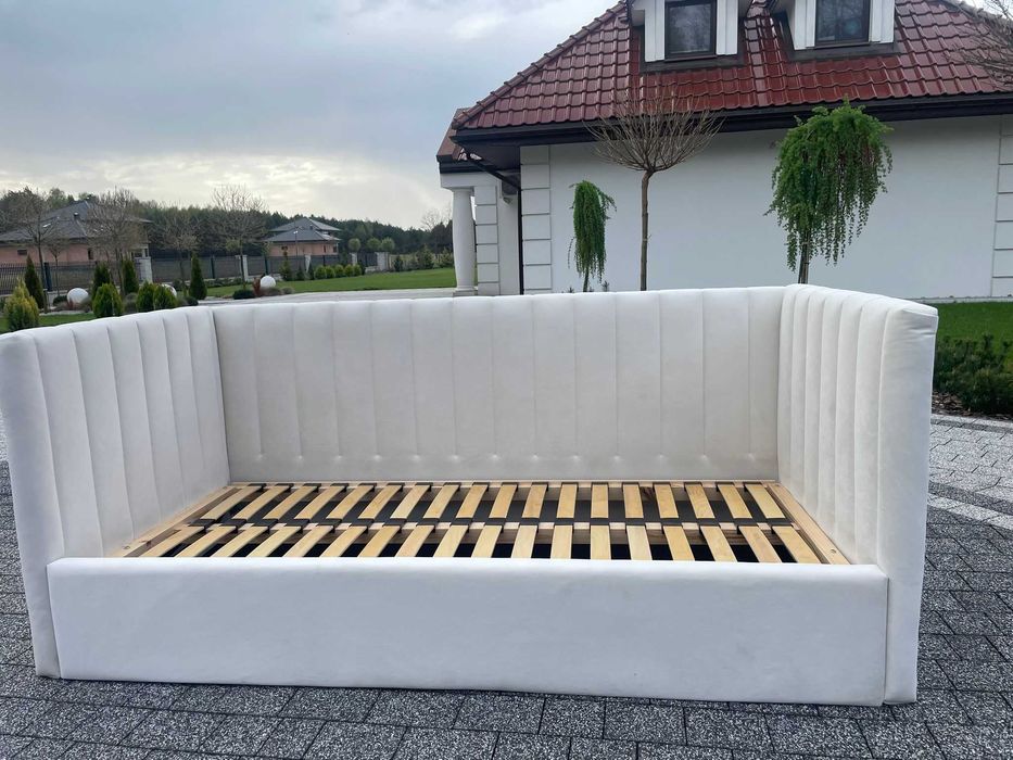 Łóżko tapicerowane młodzieżowe, dla chłopca lub dziewczynki 90x200
