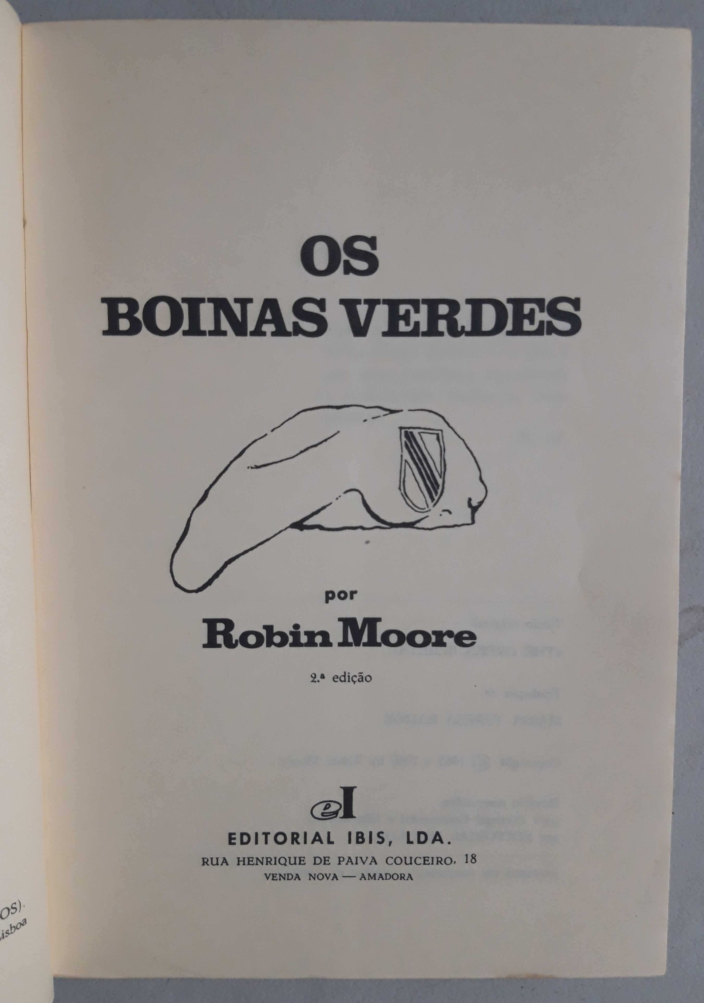 Livro PA-5 - Robin Moore - Os Boinas Verdes