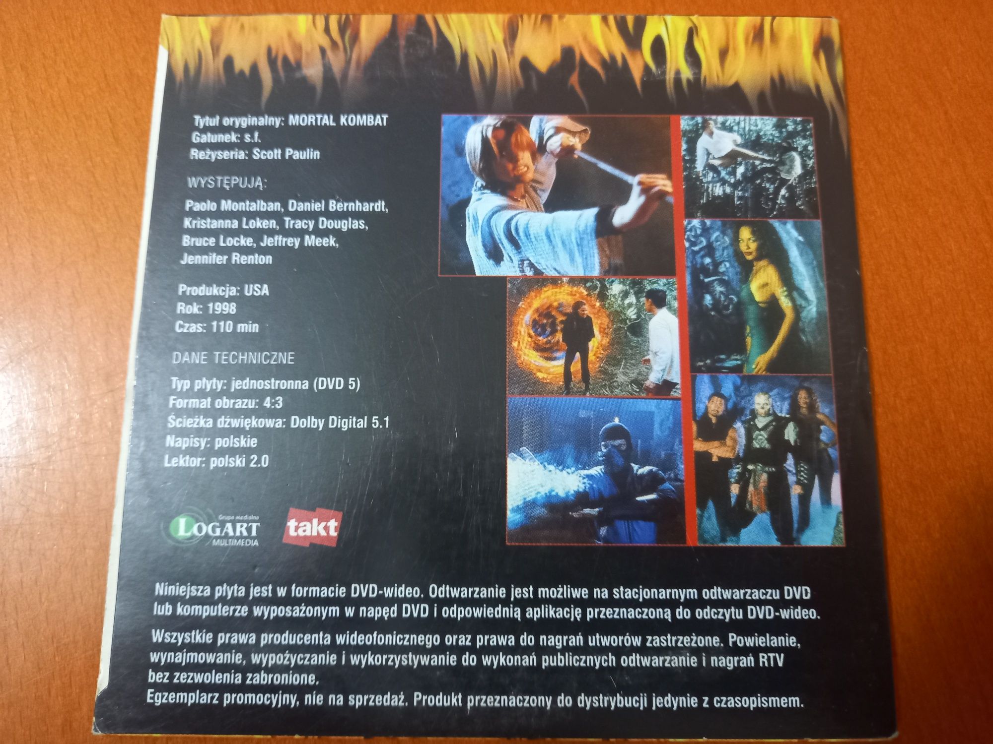 Film Mortal Kombat Ostateczna Rozgrywka DVD Video