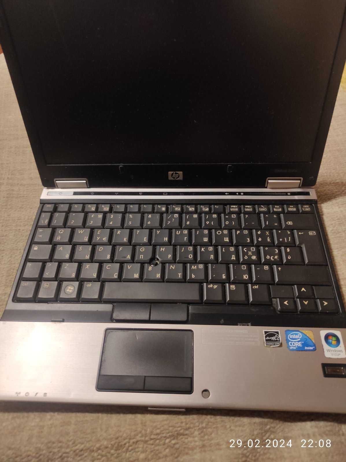 HP EliteBook 2530p под ремонт или на запчасти