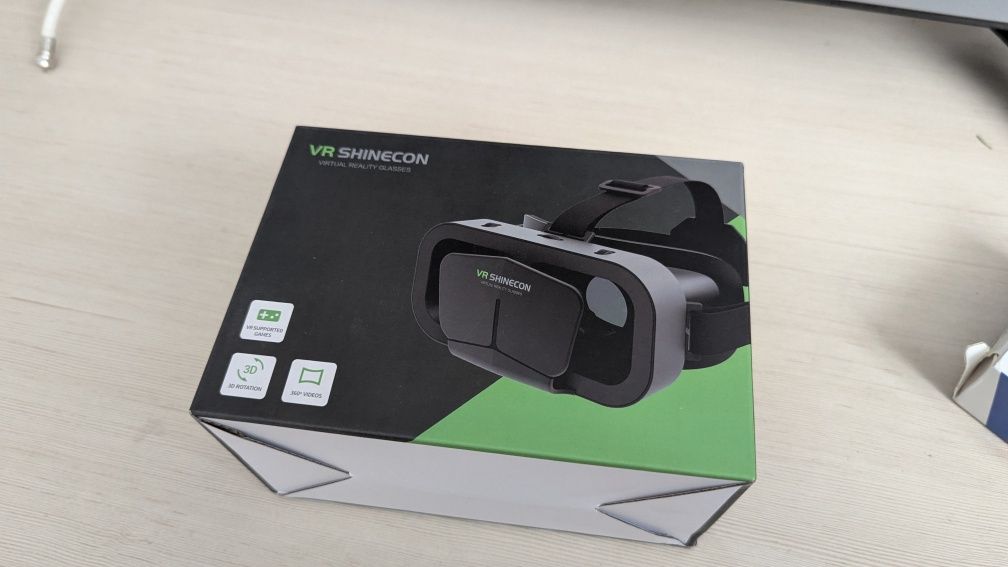 3D мир виртуальной реальности с VR очками Shinecon
