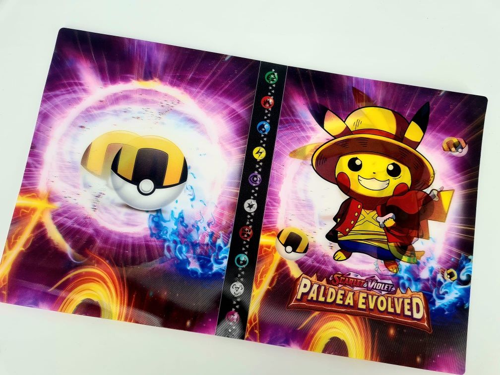 Nowy super album na karty Pokemon Pikachu A5 3D zabawki