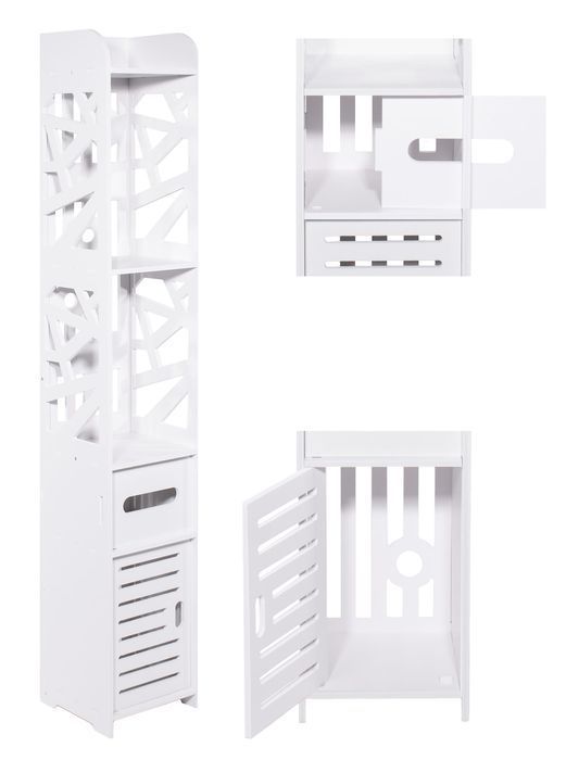 Organizer Uchwyt Na Papier Szafka łazienkowa słupek 120cm