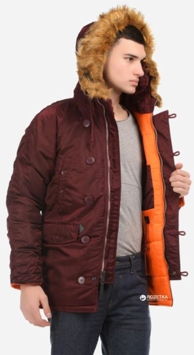 Мужская куртка парка Аляска Slim Fit N-3B (N) Alpha industries, INC.