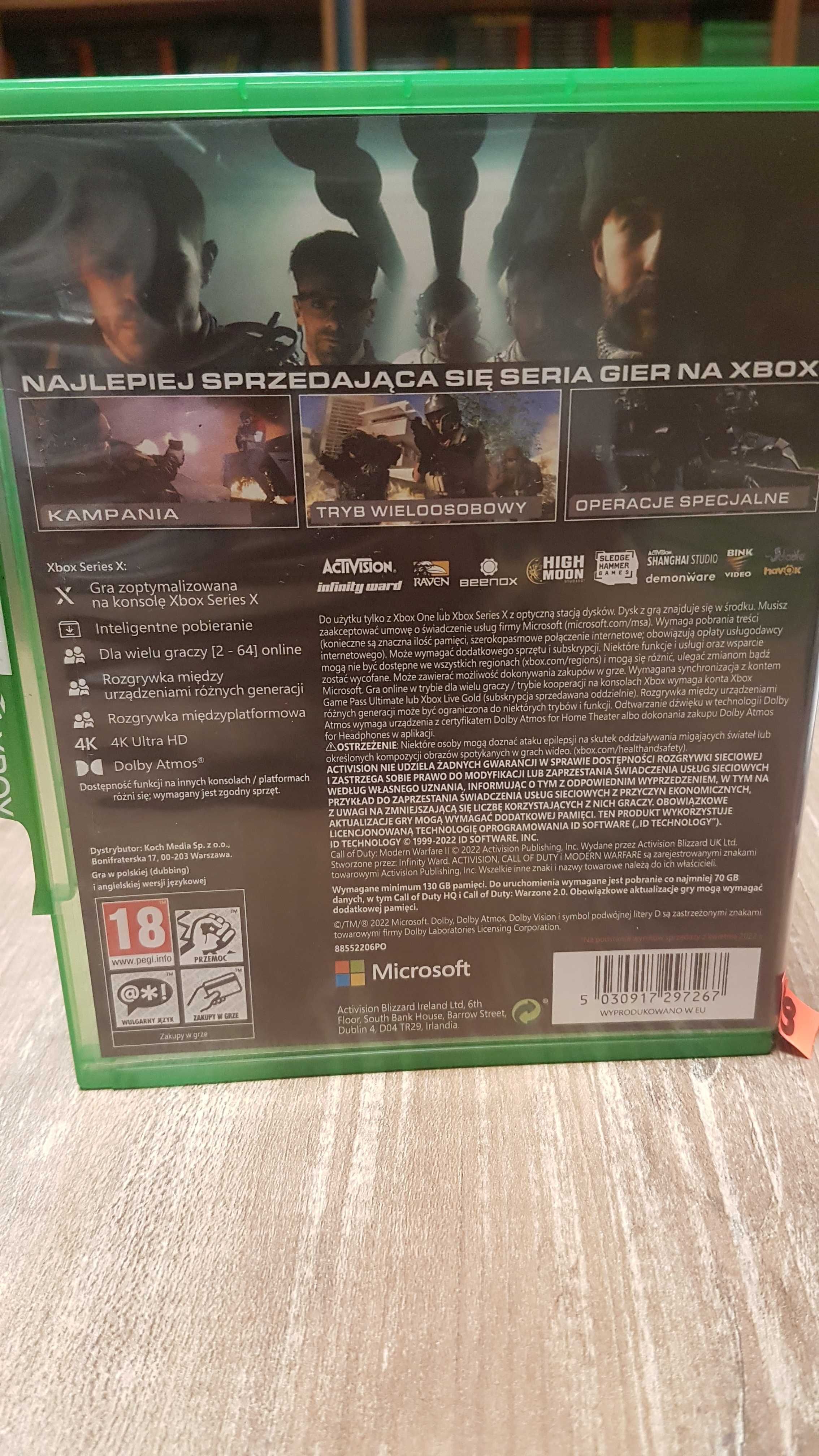 Call of Duty: Modern Warfare II XSX Sklep Wysyłka Wymiana