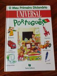 Livro " O meu primeiro dicionário Universal-português"