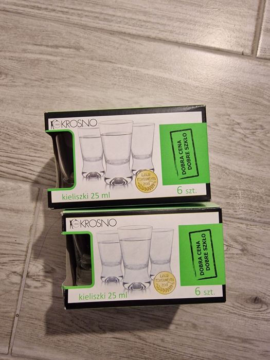 Kieliszki Krosno 12 sztuk