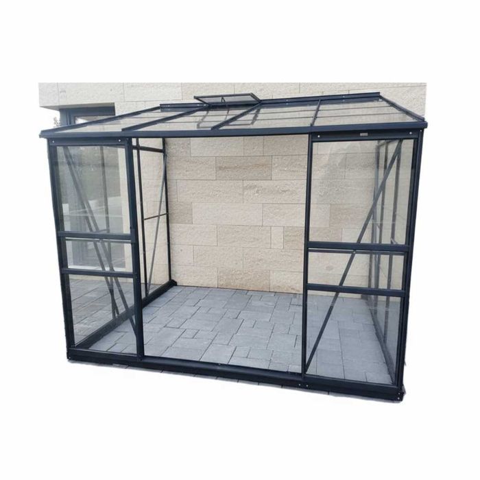 Szklarnia przyścienna Oranżeria S2020 LAMS 1,9x2,55m 4,9m2